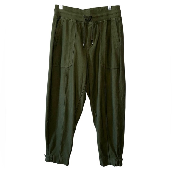 Athleta Pants - Athleta Women’s Aspen Olive Farallon Weekender Snap Ankle Pants- Size Small